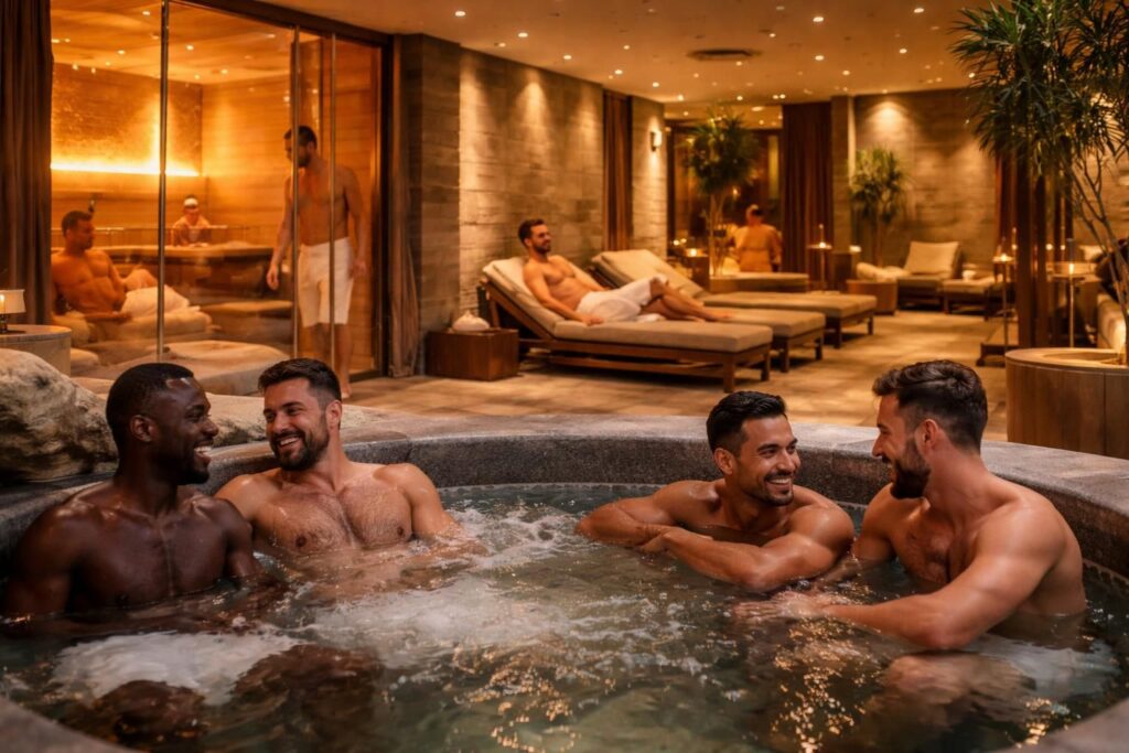 explorez les meilleurs saunas gay à berlin pour vivre une expérience unique, conviviale et relaxante au cœur de la capitale allemande.