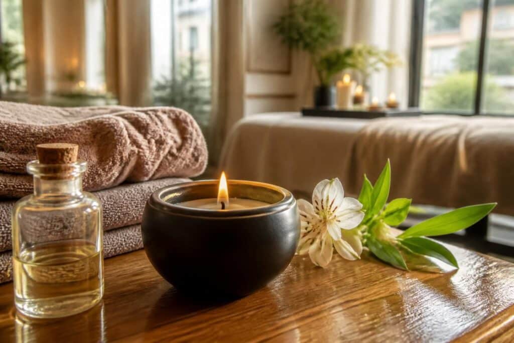 découvrez comment une bougie sexuelle transforme un massage érotique en une expérience sensuelle unique, éveillant tous vos sens pour des moments de plaisir intense.